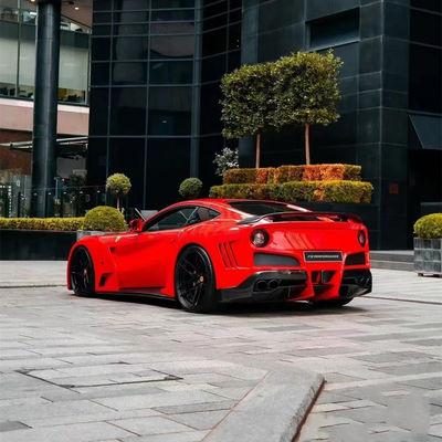 Für Ferrari F12 Kohlenstofffaser Breitkörper-Kit F12 Upgrade NOtc N-Largos-Stil hinteren Stoßfänger Carbonfaser Breitkörper-Kit