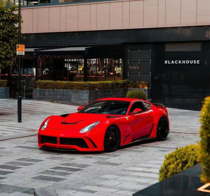 Für Ferrari F12 Kohlenstofffaser Breitkörper-Kit F12 Upgrade NOtc N-Largos-Stil hinteren Stoßfänger Carbonfaser Breitkörper-Kit
