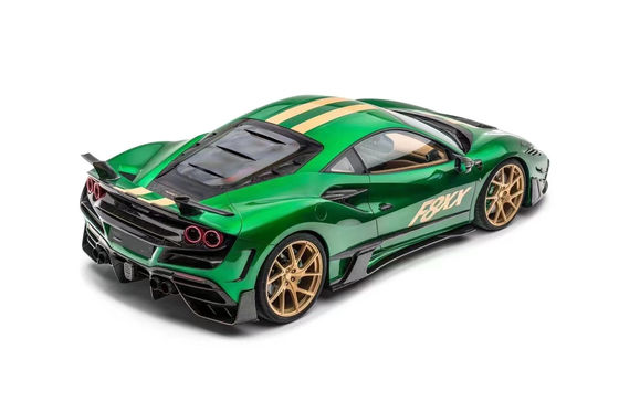 Für Ferrari F8 Kohlenstofffaserkörper-Kit F8 Upgrades MSY-Stil Vorder- und Rückstoßfänger Spoiler Hood-Körper-Kit