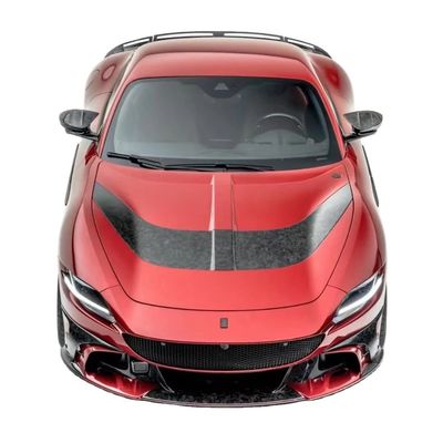 Für Ferrari Roma Karbonfaserkörper-Kit Roma Upgrades MSY Style Vorder- und Rückstoßfänger Spoiler Hood-Körper-Kit