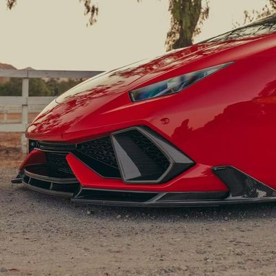 Ersetzen Sie Lamborghini Universal Wide Body Kits LP610 Huracan Evo Body Kit Vorderlip Luftzufuhr