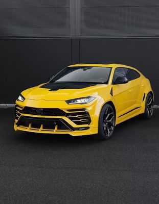 Gelb Lamborghini Urus Body Kit Kohlenstofffaser Vorderlip Luxus-Auto Diffuser Weitkörper-Kit