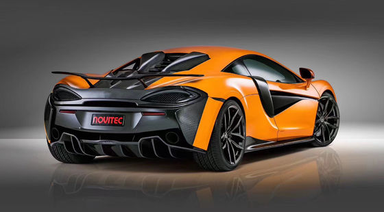 Für McLaren 540c 570s 570gt Kohlenstofffaserkörper-Kit 540c 570s 570gt Upgraded NOVI Style Front Lip Diffuser Spoiler