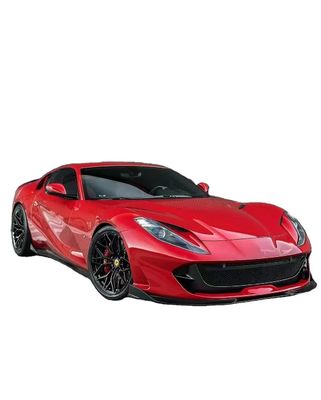 1016 Ferrari Body Kit 812 190mm Kohlenstofffaser Vorderstoßstange Diffusor Spoiler