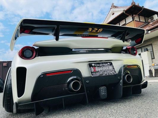 Kohlenstofffaser-Widebody Ferrari 488pista Spoiler Kohlenstofffaser-Spoiler-Flügel