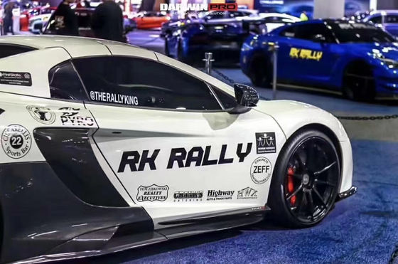 Verkaufen Sie wie heiße Kuchen für McLaren MP4-12C 625C 650S Kohlenstofffaserkörper-Kit Upgraded 675LT Style Side Skirt Rücken Diffuser