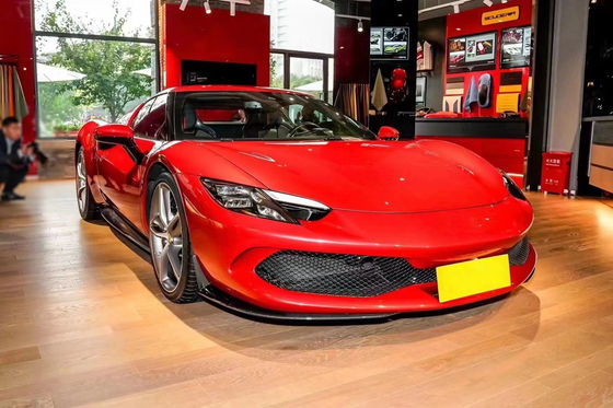 296 Ferrari-Widebody-Kit OEM-Schutzplatte für den Motor aus Kohlenstofffaser