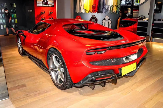 296 Ferrari-Widebody-Kit OEM-Schutzplatte für den Motor aus Kohlenstofffaser