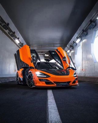 Trockene Kohlenstofffaser für McLaren 720s Kohlenstofffaser-Karosserie-Kit 720s Upgraded MSY-Stil Front- und Heckstoßfänger Spoiler Hood