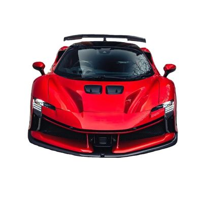 SF90FXX Ferrari SF90 Body Kit Vorder- und Rückseite Auto Stoßfänger Seitenrock Hauchleuchten