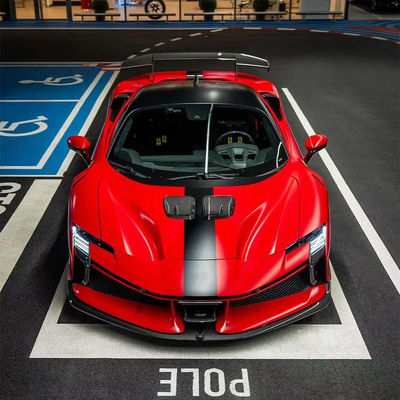 SF90FXX Ferrari SF90 Body Kit Vorder- und Rückseite Auto Stoßfänger Seitenrock Hauchleuchten