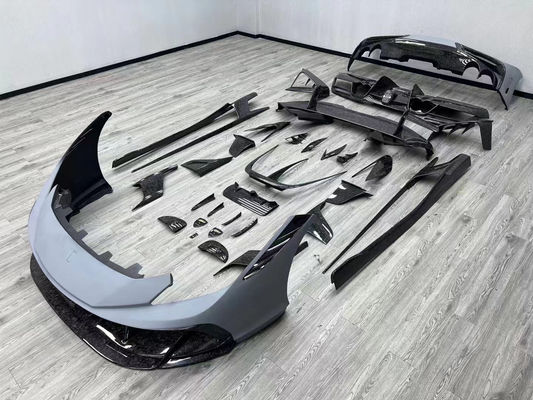 Blau F8 Ferrari Body Kit F8 MSY Stil Vorderbumper Lippe Body Kit Spoiler Seitenröcke