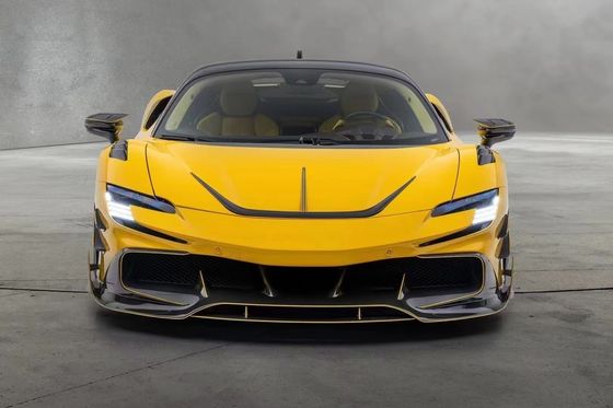 SF90 Ferrari Body Kit MSY Style Kohlenstofffaser Hinterstecker Lippspoiler Seitenrock