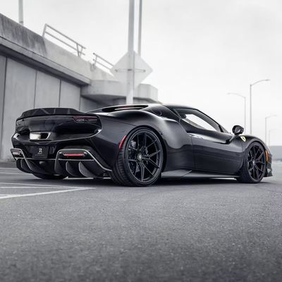 OEM Ferrari 296 Gtb Body Kit Kohlenstofffaserkörper FY Style Seitenschürzkörper