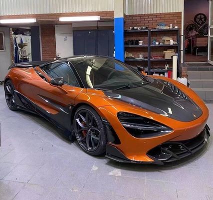 Für die McLaren 720S Carbon Fiber Hood 720S Upgraded Top-Style Carbon Fiber Hood Motor Cover