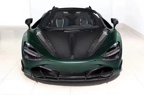 Für die McLaren 720S Carbon Fiber Hood 720S Upgraded Top-Style Carbon Fiber Hood Motor Cover