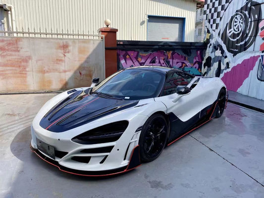 Für McLaren 720s Trockene Kohlenstofffaserkörper-Kit 720s Upgraded MSY-Stil Kohlenstofffaserkörper Front und Heck Stoßfänger Spoiler Widebody Kit