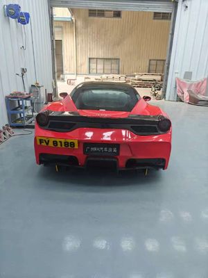 Ferrari 458 Body Kit SP Style Carbonfaser Vorder- und Rückschutzfänger Spoiler Hood 2010-2014