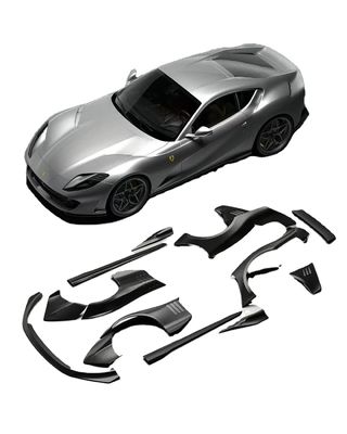 812 Ferrari Body Kit Kohlenstofffaser Breitkörper 812 ZE Style Kohlenstofffaser Bogen