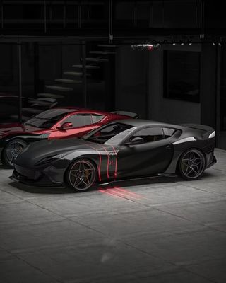 812 Ferrari Body Kit Kohlenstofffaser Breitkörper 812 ZE Style Kohlenstofffaser Bogen