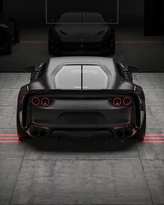 812 Ferrari Body Kit Kohlenstofffaser Breitkörper 812 ZE Style Kohlenstofffaser Bogen