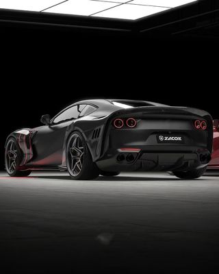812 Ferrari Body Kit Kohlenstofffaser Breitkörper 812 ZE Style Kohlenstofffaser Bogen