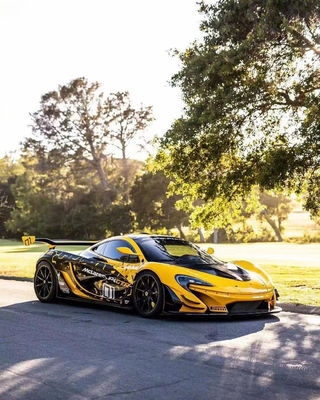 Für McLaren P1 Body Kit P1 Upgraded GTR Style Vorder- und Rückstoßfänger-Spoilern Kohlenstofffaserkörper-Kit