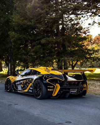 Für McLaren P1 Body Kit P1 Upgraded GTR Style Vorder- und Rückstoßfänger-Spoilern Kohlenstofffaserkörper-Kit