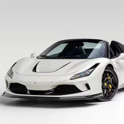 F8 Ferrari Carbon Car Body Kit VOS Style PP Carbon Fiber Lip Spoiler Hood Body Kit