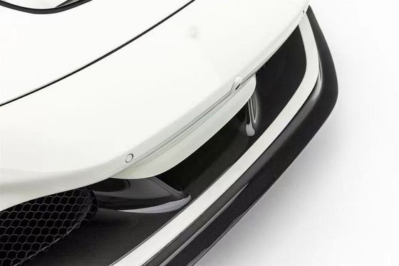 F8 Ferrari Carbon Car Body Kit VOS Style PP Carbon Fiber Lip Spoiler Hood Body Kit