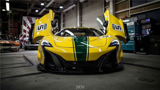 Für McLaren 650S 625c Breitkörper-Kit 650S 625c Upgrades der LB-Stil Front- und Heckstoßfänger Spoiler Breitkörper-Kit