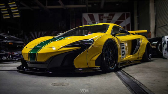 Für McLaren 650S 625c Breitkörper-Kit 650S 625c Upgrades der LB-Stil Front- und Heckstoßfänger Spoiler Breitkörper-Kit
