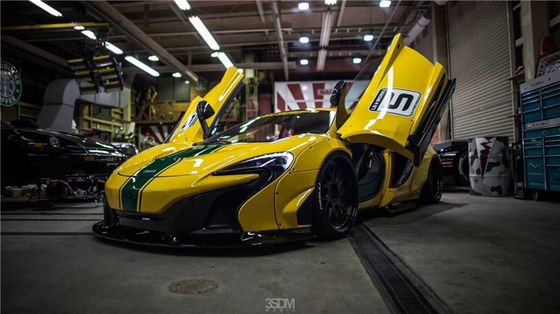 Für McLaren 650S 625c Breitkörper-Kit 650S 625c Upgrades der LB-Stil Front- und Heckstoßfänger Spoiler Breitkörper-Kit