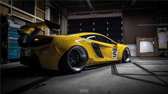 Für McLaren 650S 625c Breitkörper-Kit 650S 625c Upgrades der LB-Stil Front- und Heckstoßfänger Spoiler Breitkörper-Kit