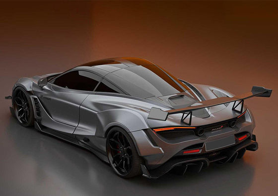 Trockene Kohlenstofffaser für McLaren 720s Kohlenstofffaser Spoiler 720s Upgraded PD-Stil Kohlenstofffaser Spoiler Wing