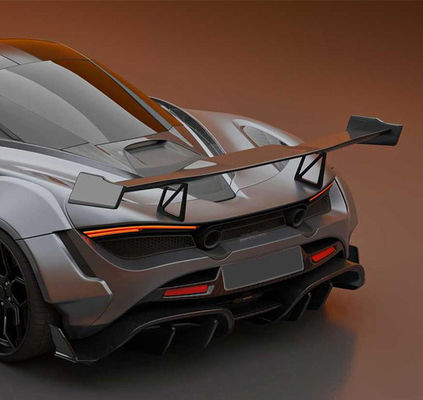 Trockene Kohlenstofffaser für McLaren 720s Kohlenstofffaser Spoiler 720s Upgraded PD-Stil Kohlenstofffaser Spoiler Wing