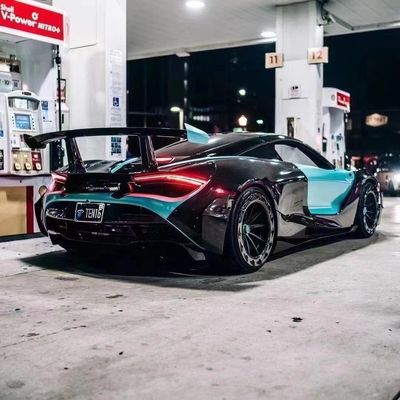 720S Mclaren Body Kit 1016 Stil Trockenkohlenstofffaser Schwanz Körper Kit