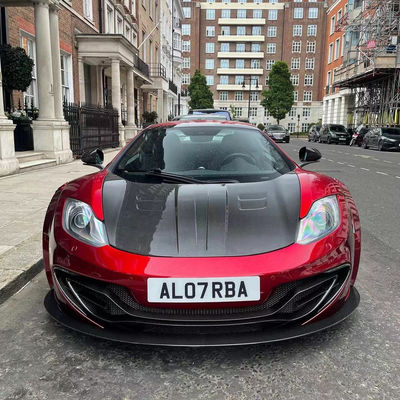 MP4 12C Mclaren Body Kit MSY Stil Vorderrücken Stoßfänger Spoiler Weitkörper Kit Rot Schwarz