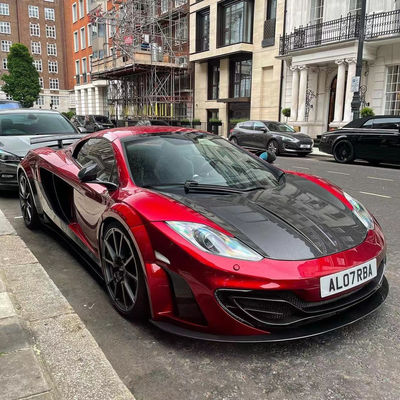 MP4 12C Mclaren Body Kit MSY Stil Vorderrücken Stoßfänger Spoiler Weitkörper Kit Rot Schwarz