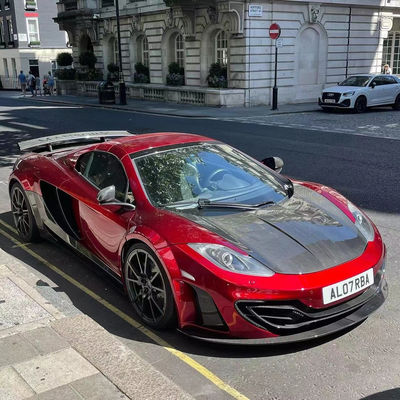MP4 12C Mclaren Body Kit MSY Stil Vorderrücken Stoßfänger Spoiler Weitkörper Kit Rot Schwarz