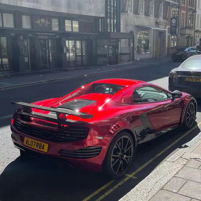 MP4 12C Mclaren Body Kit MSY Stil Vorderrücken Stoßfänger Spoiler Weitkörper Kit Rot Schwarz