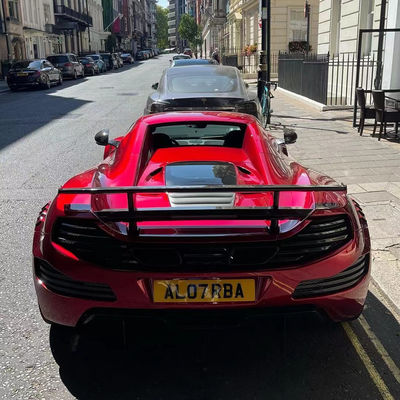 MP4 12C Mclaren Body Kit MSY Stil Vorderrücken Stoßfänger Spoiler Weitkörper Kit Rot Schwarz