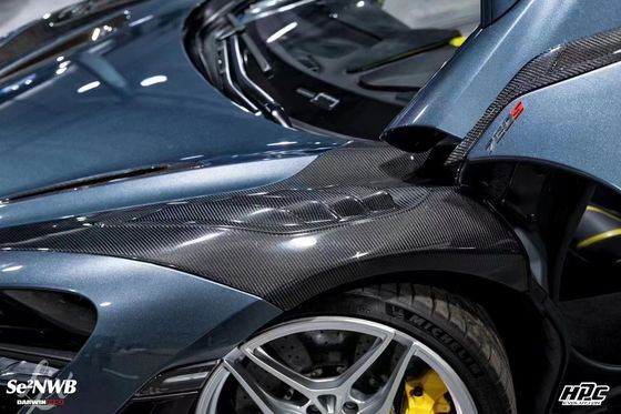 720er Mclaren Body Kit Blacksail Stil Vorderbumper Spoiler Lippenkappe Fender