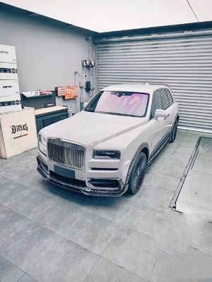 2018 - 2019 Cullinan Body Kit DW Stil Vorderlip Diffuser Spoiler Widebody Kit