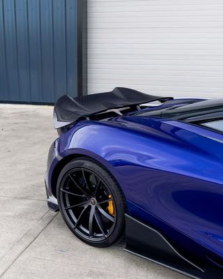 Blau 720s Breitkörper-Kit McLaren Kohlenstofffaser Vorderlip Diffuser Spoiler-Kit