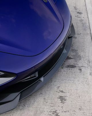 Blau 720s Breitkörper-Kit McLaren Kohlenstofffaser Vorderlip Diffuser Spoiler-Kit