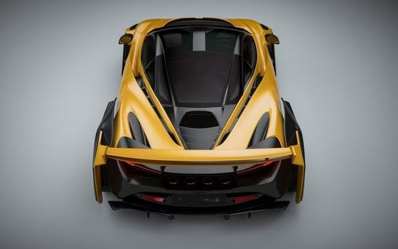 720er Mclaren Body Kit Carbonfaser Breitkörper ZE Stil Vorder- und Rückstoßfänger