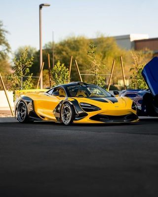 720er Mclaren Body Kit Carbonfaser Breitkörper ZE Stil Vorder- und Rückstoßfänger