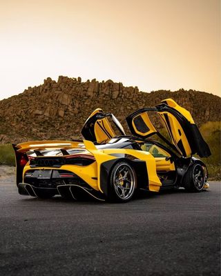 720er Mclaren Body Kit Carbonfaser Breitkörper ZE Stil Vorder- und Rückstoßfänger