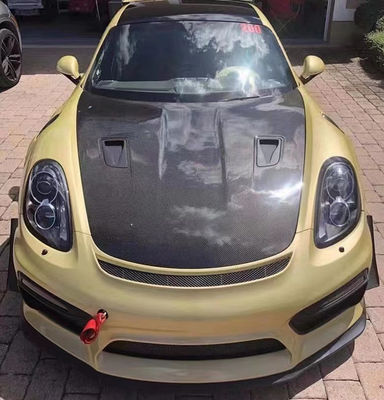 Produkte aus Kohlenstofffasern für Porsche 981 Boxster Kohlenstofffaserkappe 981 Kohlenstofffaser Motorluftschutzdeckel 2013-2015